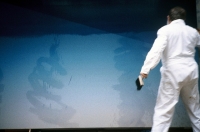 Jef painting Venus Saphira