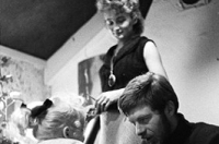 Jef, Dani & child in Atelier 14
