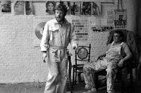 G.U. & J.V. in Jef's studio